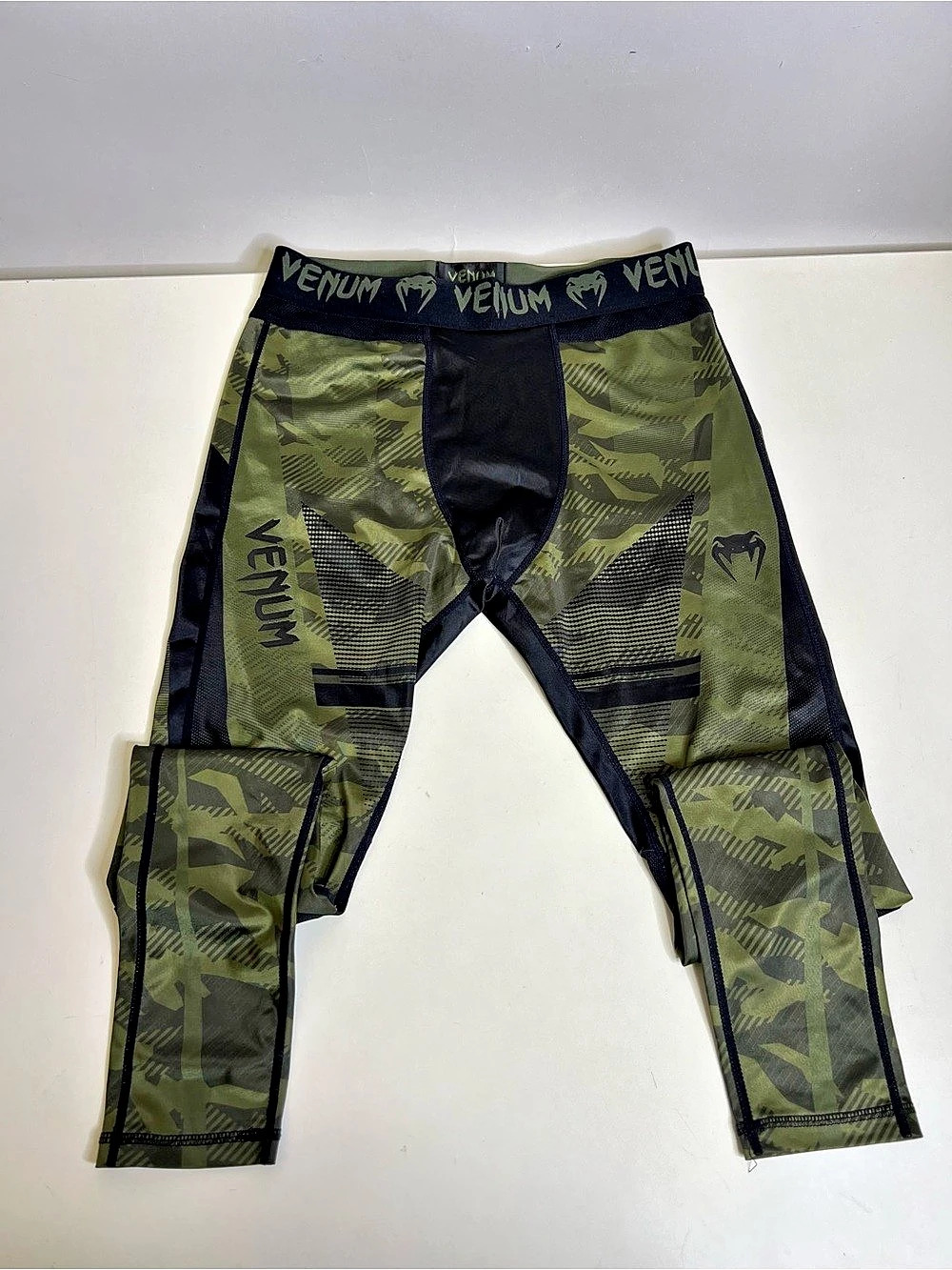 Venum Contender 5.0 Tights Men's Camo Compression Leggings Large